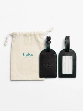 Tieks LE Leather Luggage Tag in Black Advent Calendar 2025